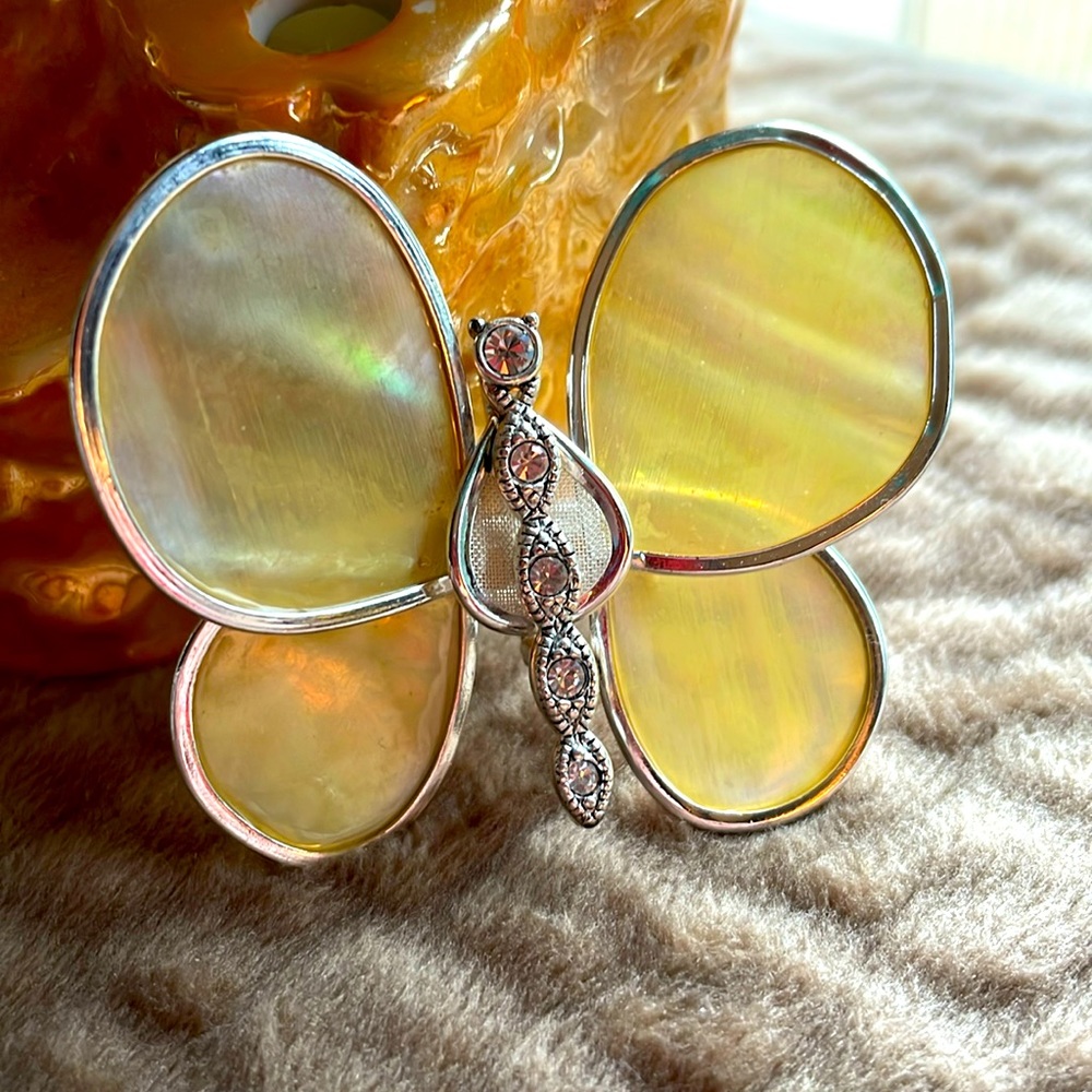 Monet butterfly pin.